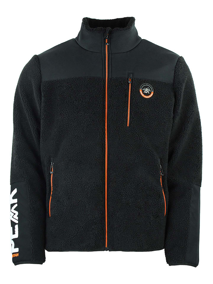 Peak Mountain Kurtka polarowa "Cafron" w kolorze czarnym rozmiar: XXL
