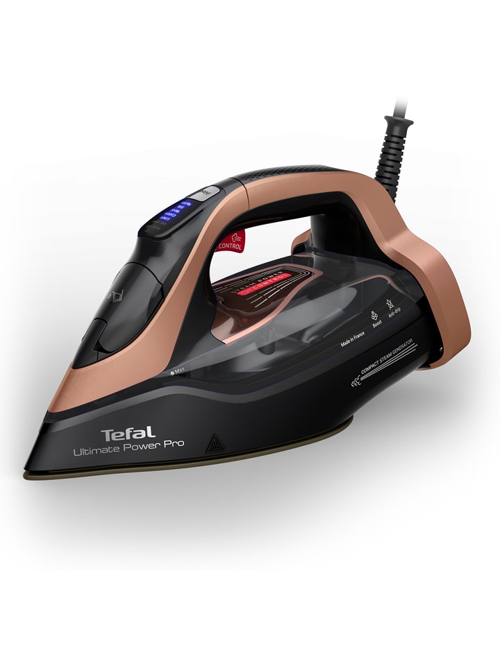 Tefal Żelazko parowe "Ultimate Power Pro FV9E50E0" w kolorze różowozłoto-czarnym rozmiar: onesize