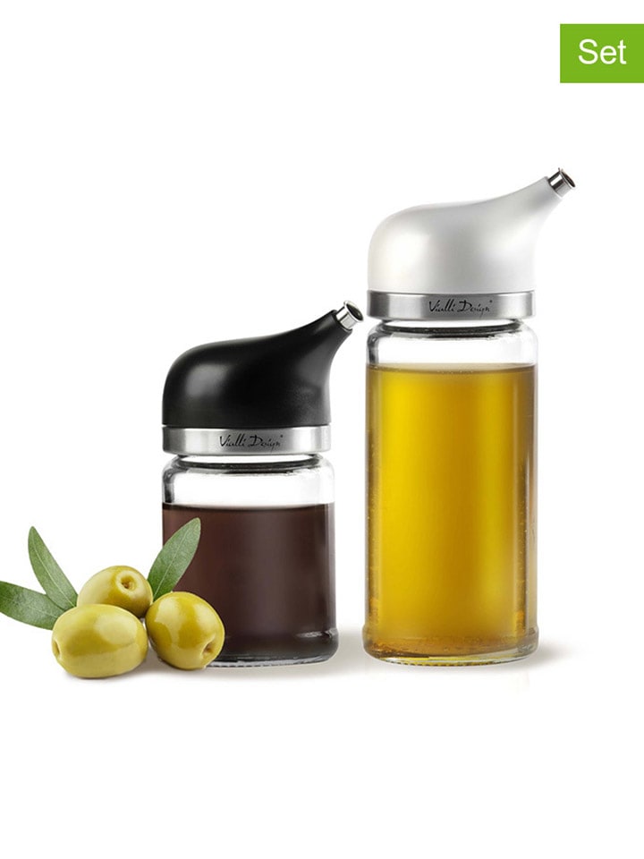 Vialli Design 2-częściowy zestaw dozowników do octu i oliwy rozmiar: onesize