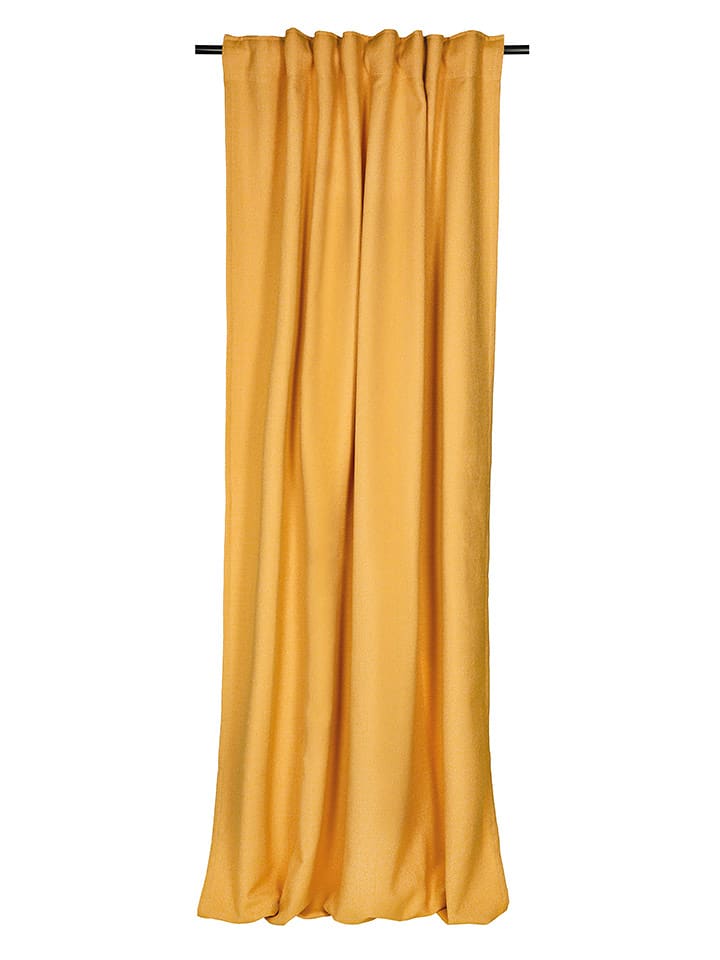 ESPRIT Zasłona "Fun" w kolorze żółtym ze szlufkami rozmiar: 130x250 cm