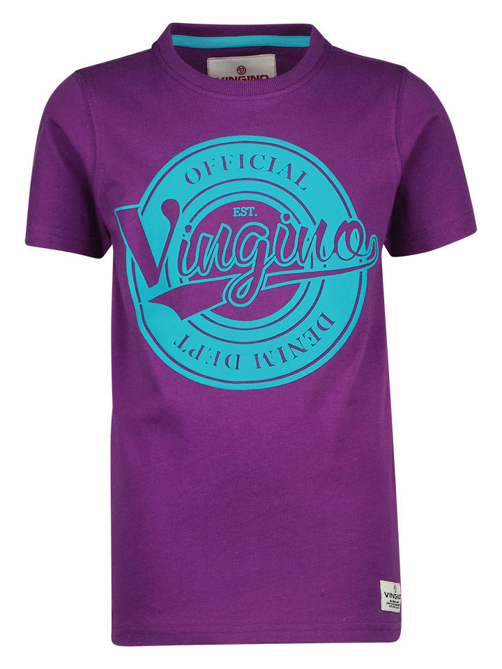 Vingino Koszulka "Josh" w kolorze fioletowym rozmiar: 98