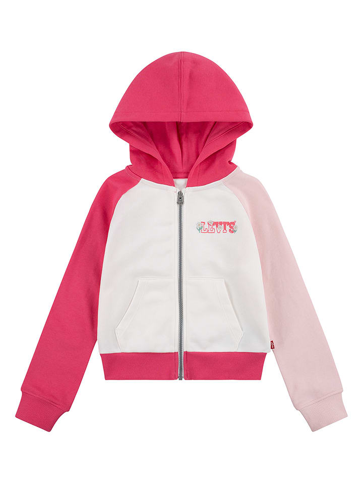Levi's Kids Bluza w kolorze biało-różowym rozmiar: 158