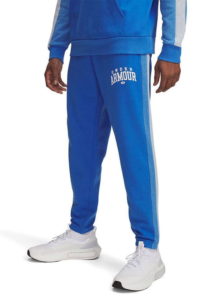 Under Armour Spodnie dresowe "Rival" w kolorze niebieskim rozmiar: L
