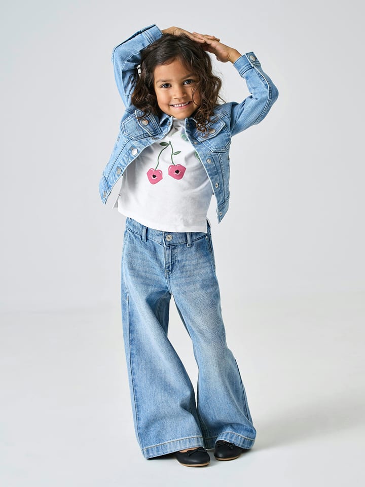 KIDS ONLY Kurtka dżinsowa "Sara" w kolorze błękitnym rozmiar: 92