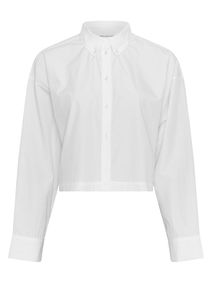 MOSS COPENHAGEN Bluzka "Liene" w kolorze białym rozmiar: XS/S