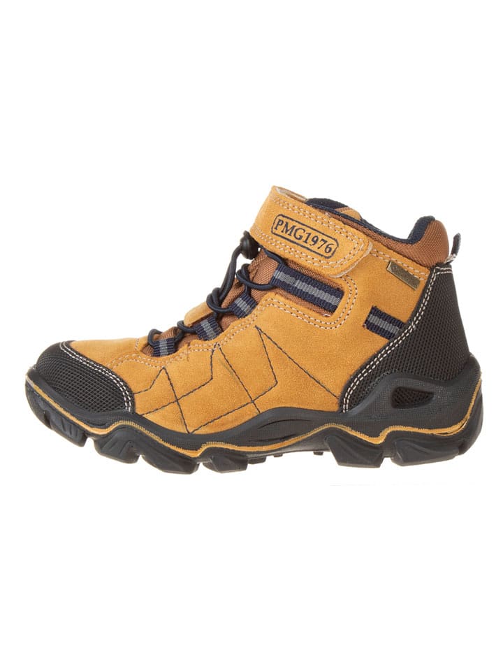 Primigi Skórzane botki w kolorze czarno-żółtym rozmiar: 26