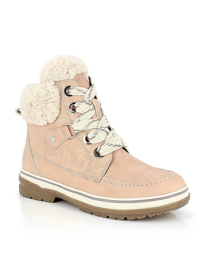 Kimberfeel Botki zimowe "Gloria" w kolorze jasnoróżowym rozmiar: 39