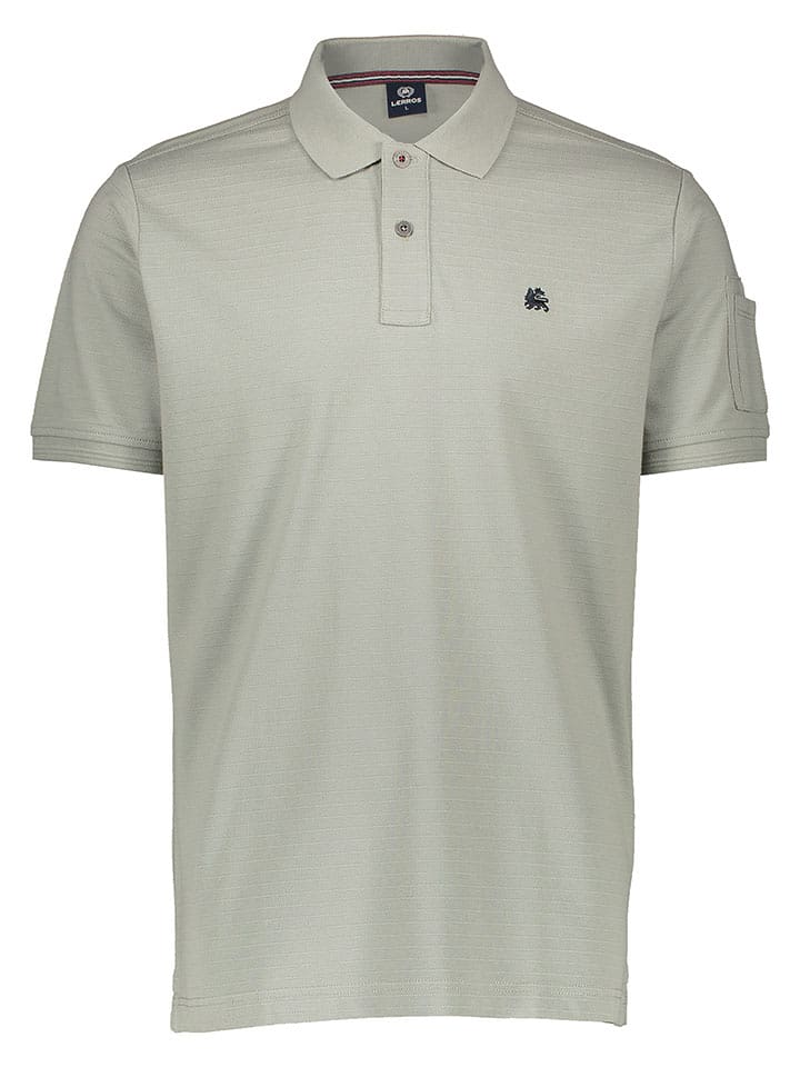 Lerros Koszulka polo w kolorze szarym rozmiar: L
