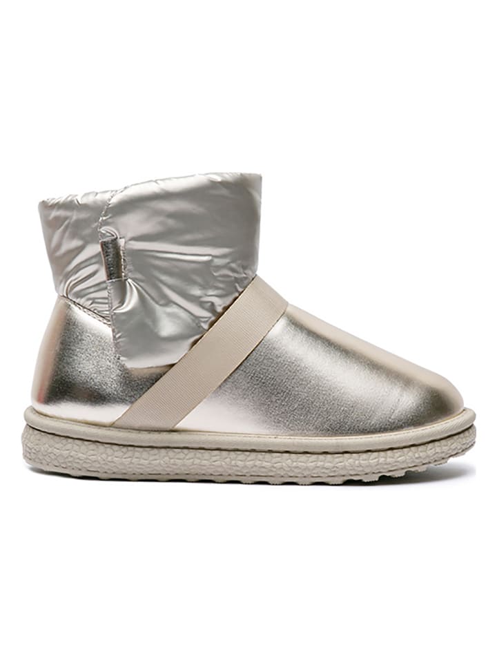 Foreverfolie Botki w kolorze złoto-srebrnym rozmiar: 37