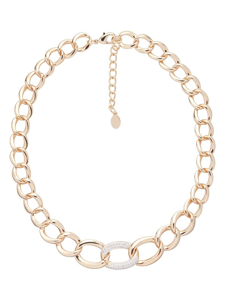 U.S. Polo Assn. Pozłacany naszyjnik - dł. 41 cm rozmiar: onesize