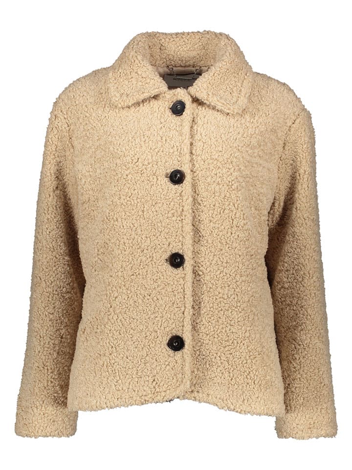 More & More Kurtka pluszowa w kolorze beżowym rozmiar: 40