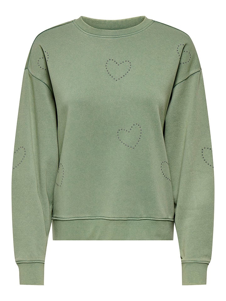 ONLY Bluza w kolorze zielonym rozmiar: M
