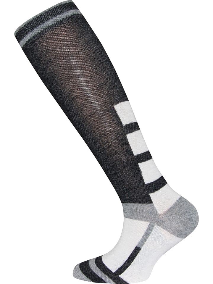 ewers Podkolanówki termiczne w kolorze czarno-szaro-białym rozmiar: 35-38