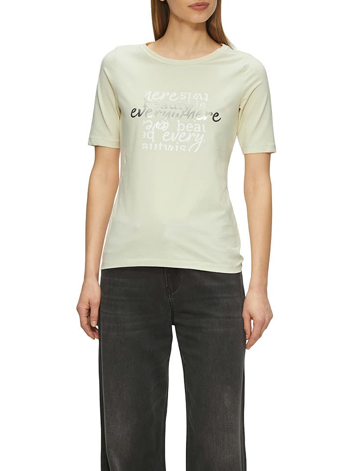 s.Oliver Koszulka w kolorze beżowym rozmiar: 36