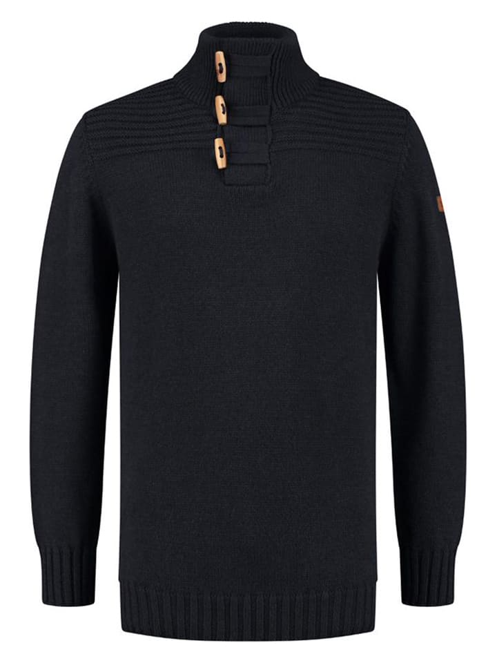 Travelin` Sweter "Orsa" w kolorze czarnym rozmiar: L