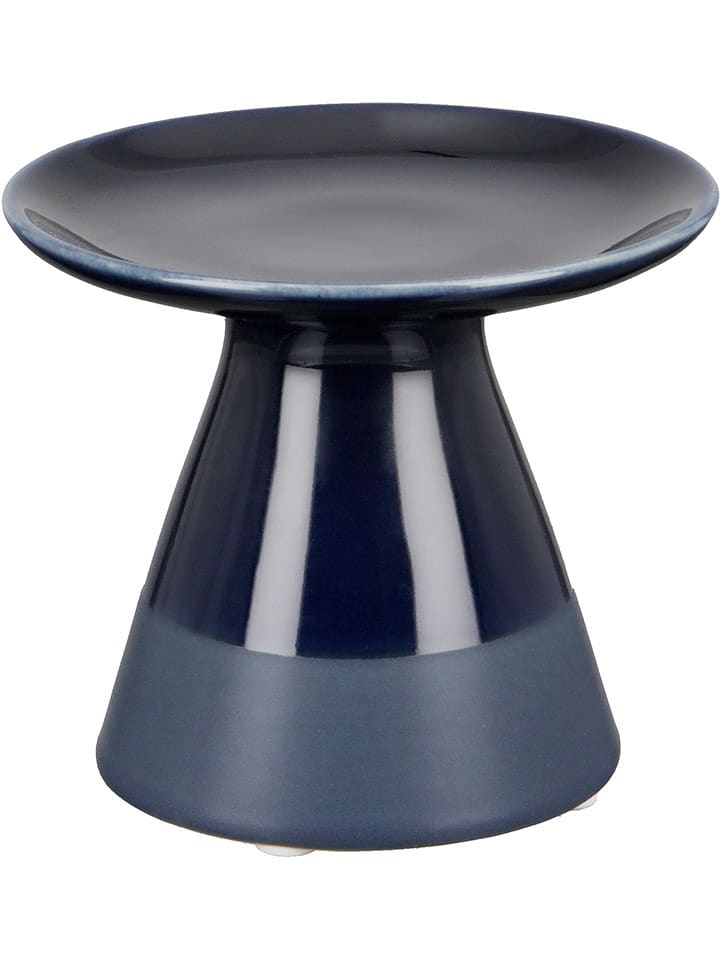 GILDE Świecznik "Sky" w kolorze granatowym - wys. 10 cm rozmiar: onesize