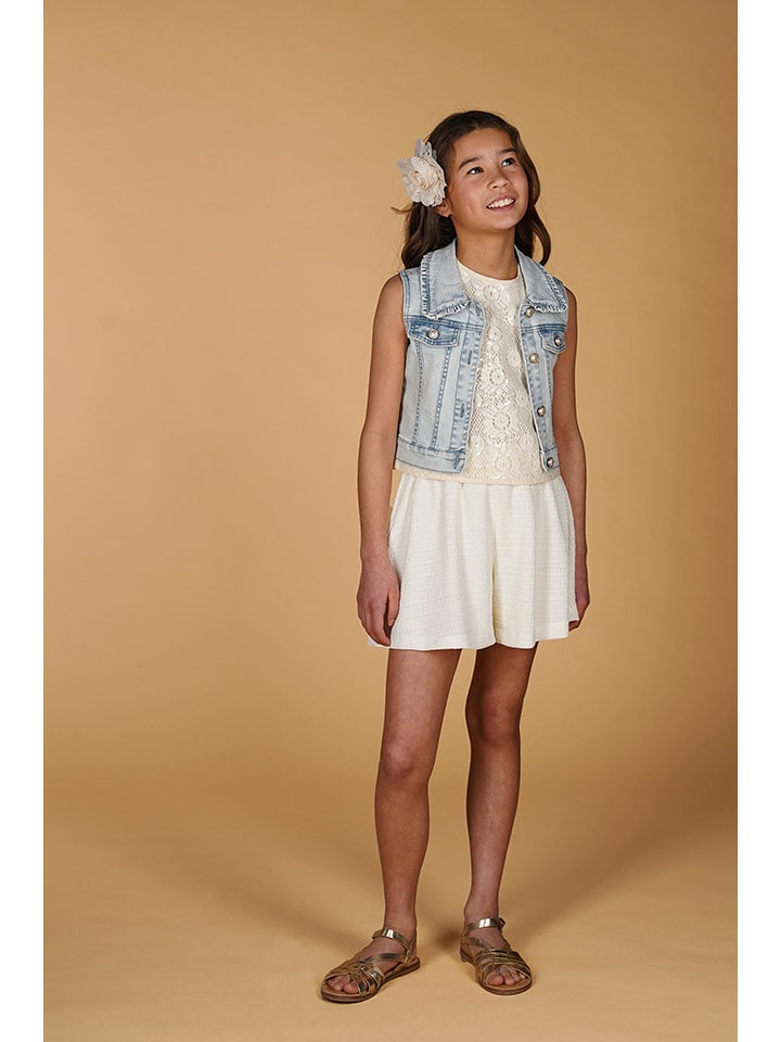 Le Chic Kamizelka dżinsowa "Angel" w kolorze błękitnym rozmiar: 116