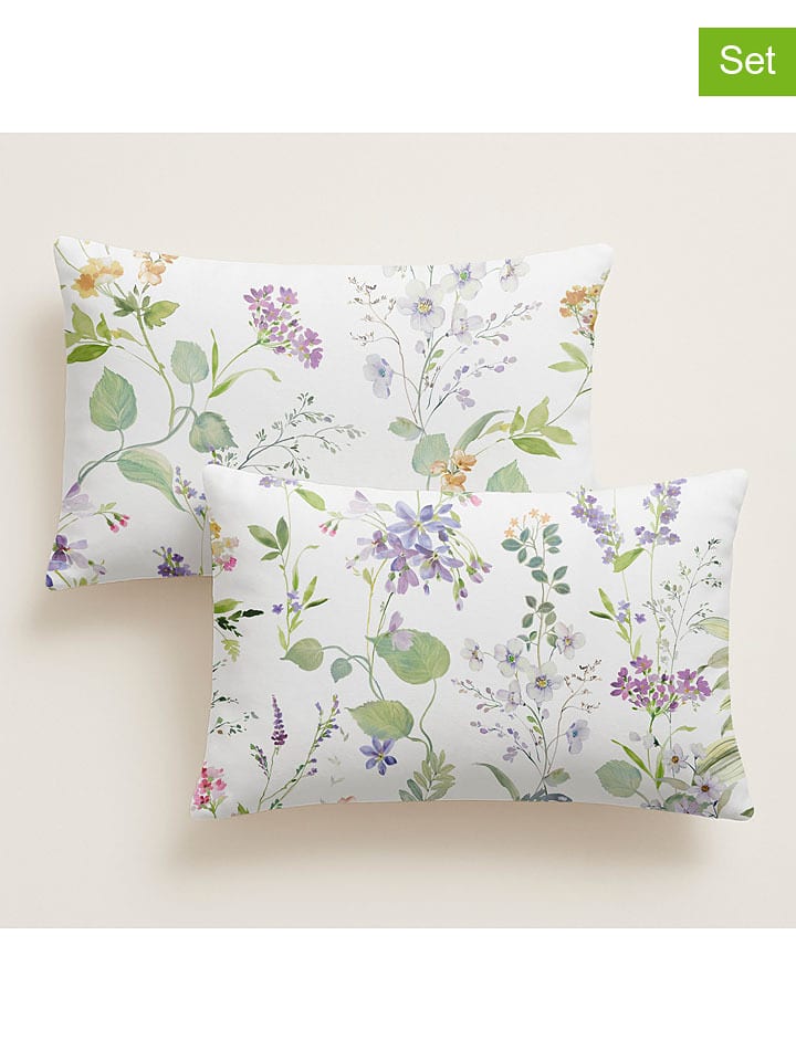 Pierre Cardin Perkalowe poszewki (2 szt.) ze wzorem na poduszkę rozmiar: 50x80 cm