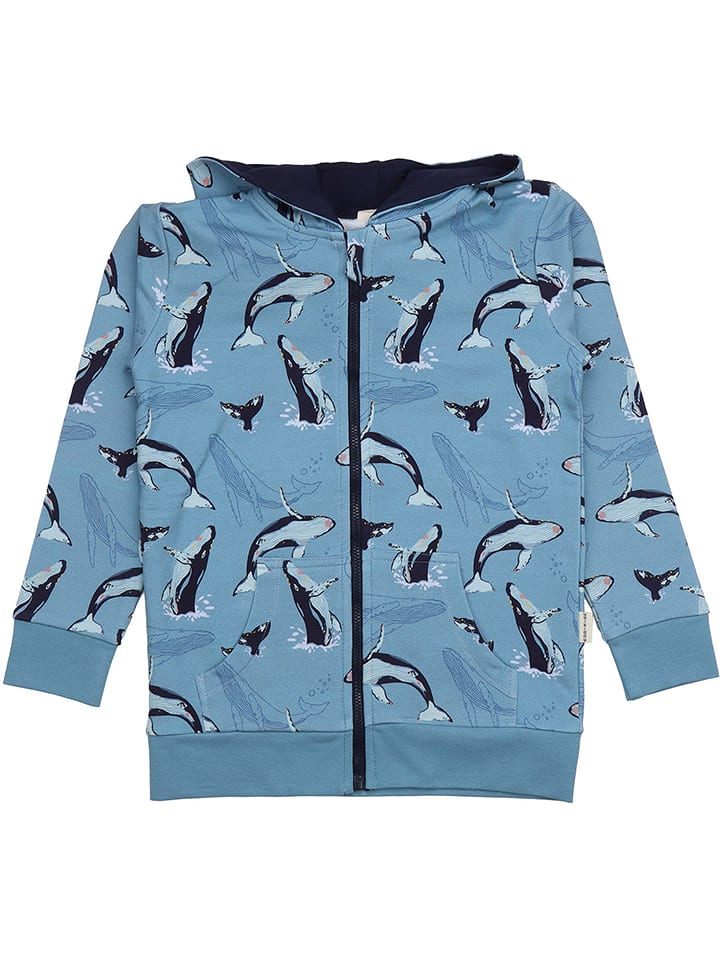 Walkiddy Bluza w kolorze błękitnym rozmiar: 140