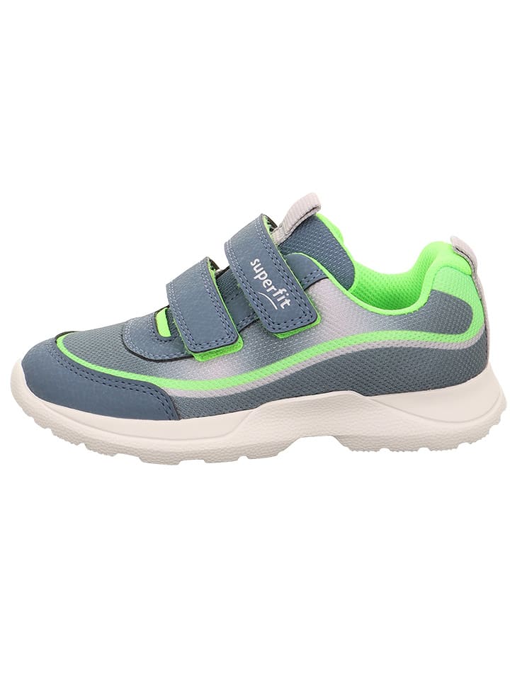 superfit Sneakersy "Rush" w kolorze zielono-niebiesko-szarym rozmiar: 23