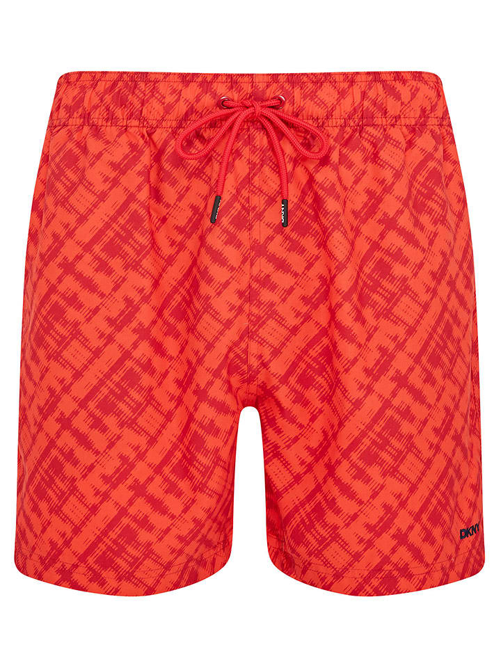 DKNY Szorty kąpielowe w kolorze czerwonym rozmiar: M