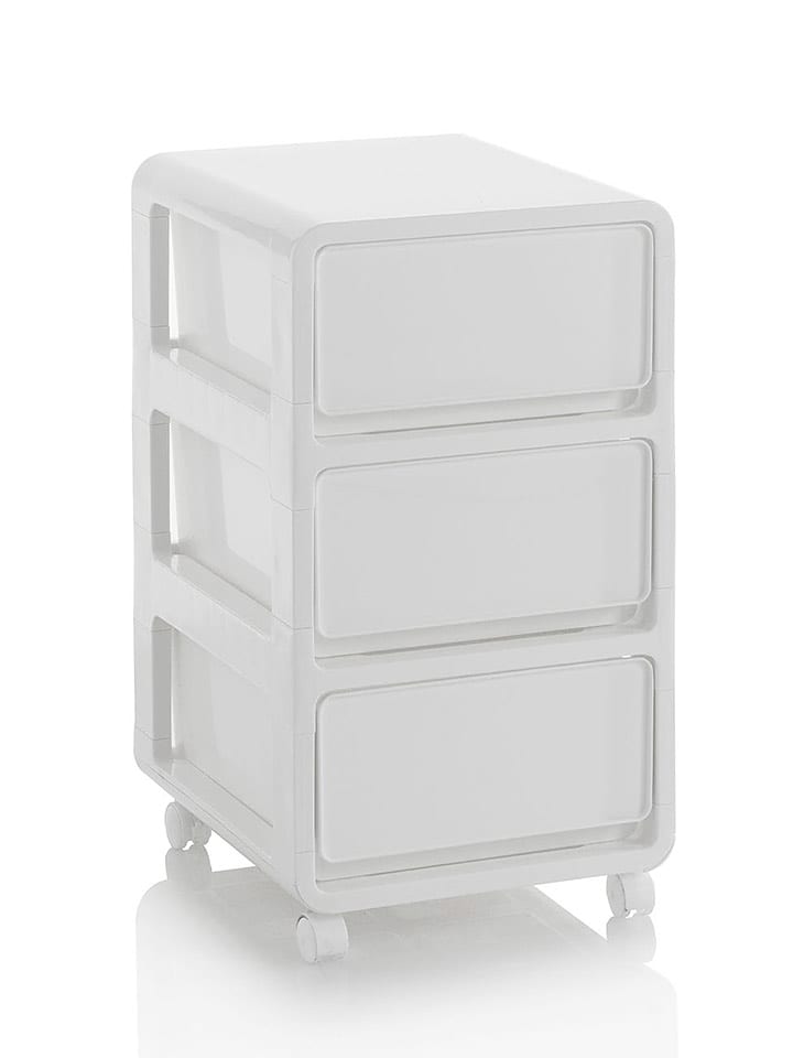 TFT Home Regał "Hille" w kolorze białym - 41,5 x 66 x 36 cm rozmiar: onesize