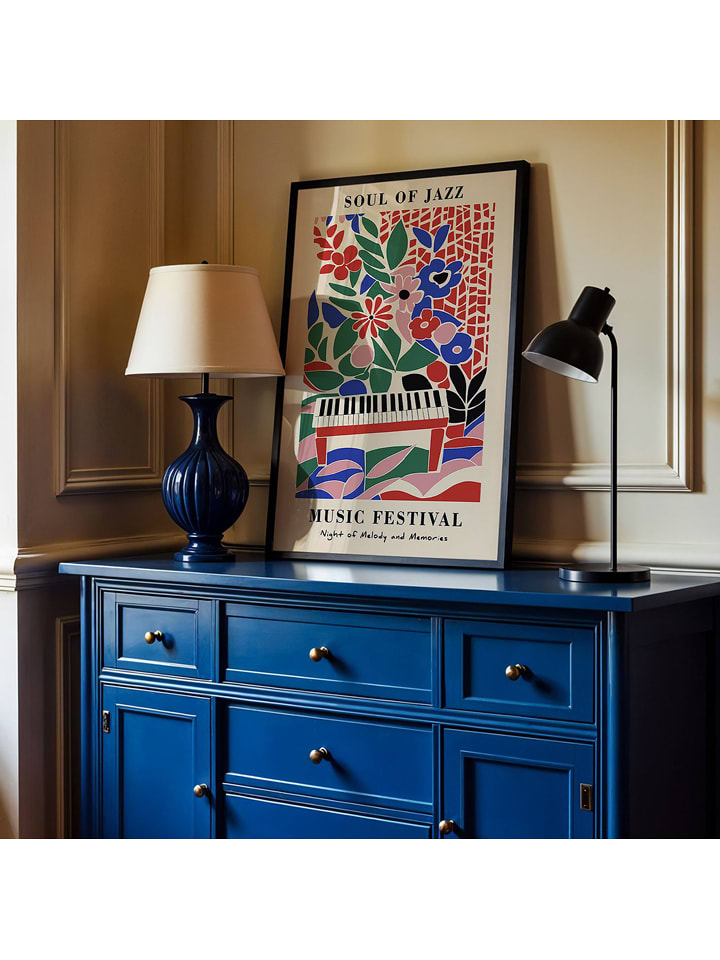 Wallity Druk artystyczny w ramce rozmiar: 35x45 cm