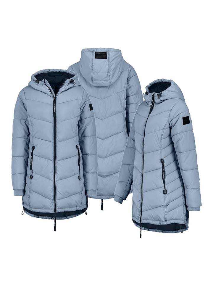 Sublevel Płaszcz pikowany w kolorze błękitnym rozmiar: L