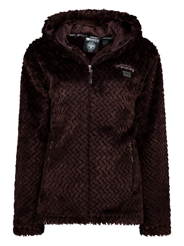 Geographical Norway Kurtka polarowa "Tredouce" w kolorze brązowym rozmiar: XL