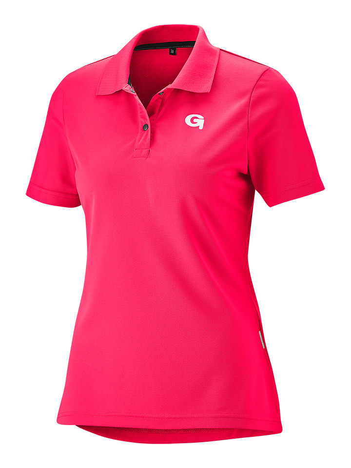 Gonso Koszulka polo rowerowa "Adventure" w kolorze różowym rozmiar: 36