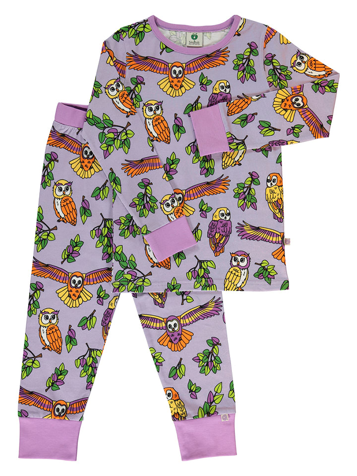 Småfolk Piżama w kolorze fioletowym ze wzorem rozmiar: 92/98