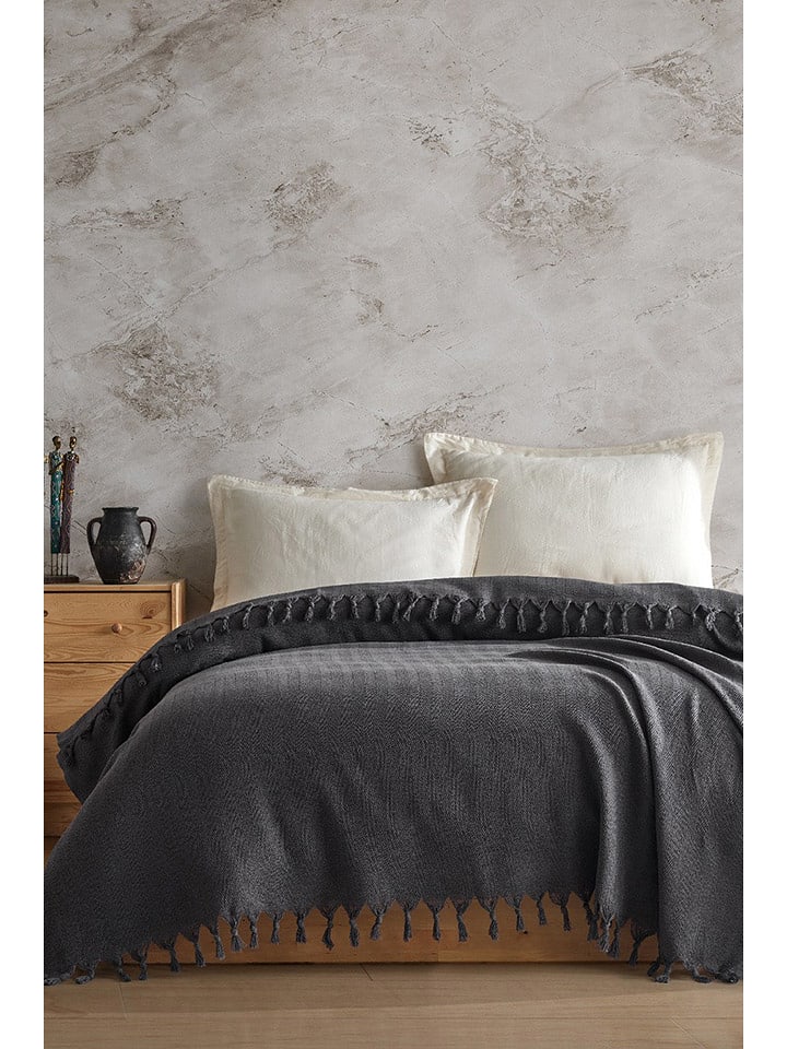 Elizabed Narzuta w kolorze szarym rozmiar: 200x220 cm