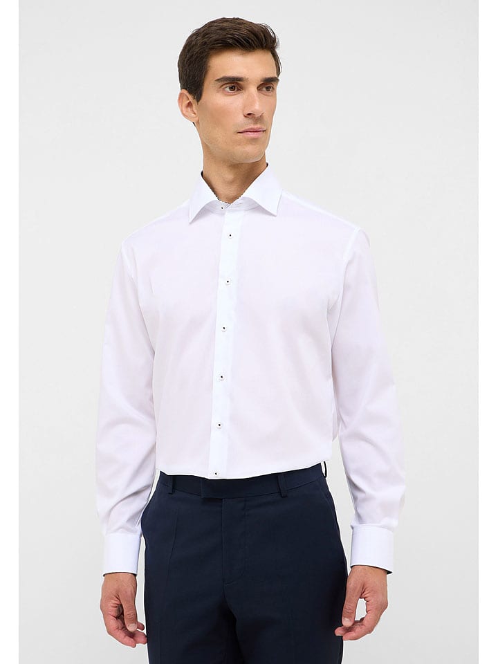 Eterna Koszula - Modern fit - w kolorze białym rozmiar: 42