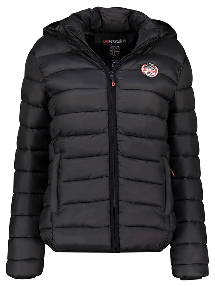 Geographical Norway Kurtka pikowana "Atikabadge" w kolorze czarnym rozmiar: XXL