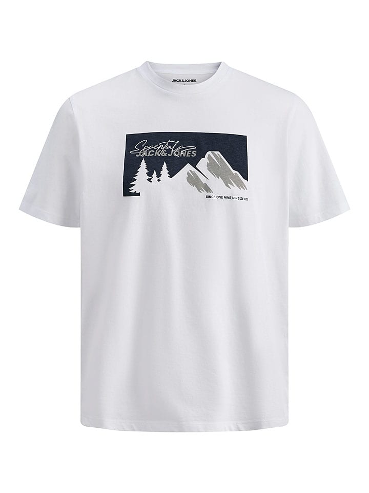 Jack & Jones Koszulka w kolorze białym rozmiar: M