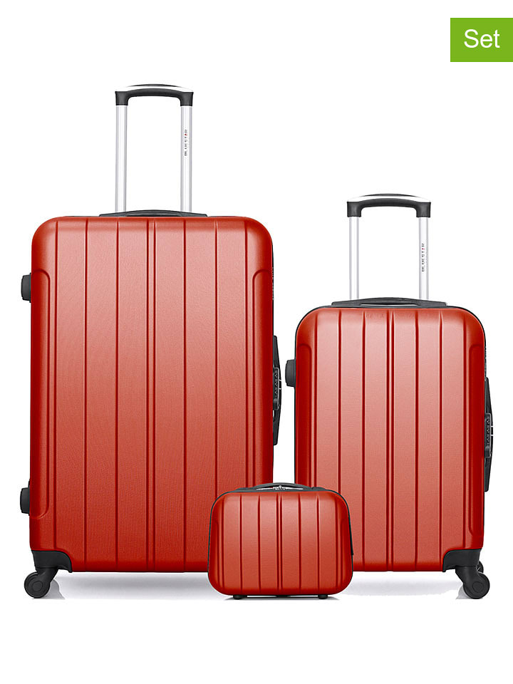 BlueStar 3-częściowy zestaw "Napoli" w kolorze czerwonym rozmiar: onesize