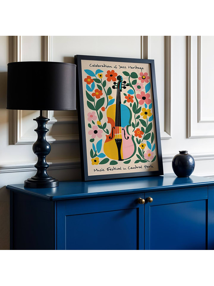 Wallity Druk artystyczny w ramce rozmiar: 55x75 cm