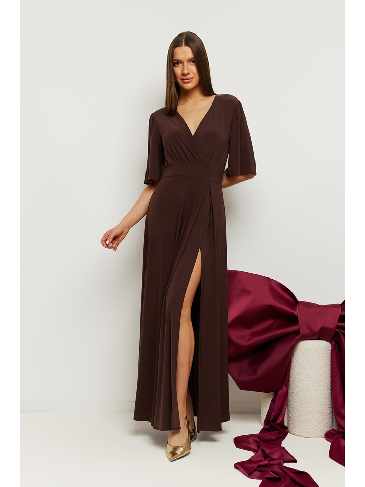 made of emotion Sukienka w kolorze brązowym rozmiar: S