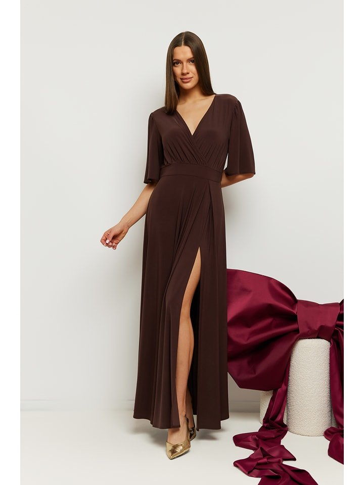 made of emotion Sukienka w kolorze brązowym rozmiar: S