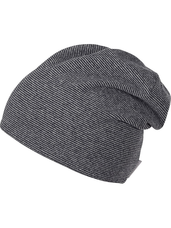 Sterntaler Dwustronna czapka beanie w kolorze szarym rozmiar: 49 cm