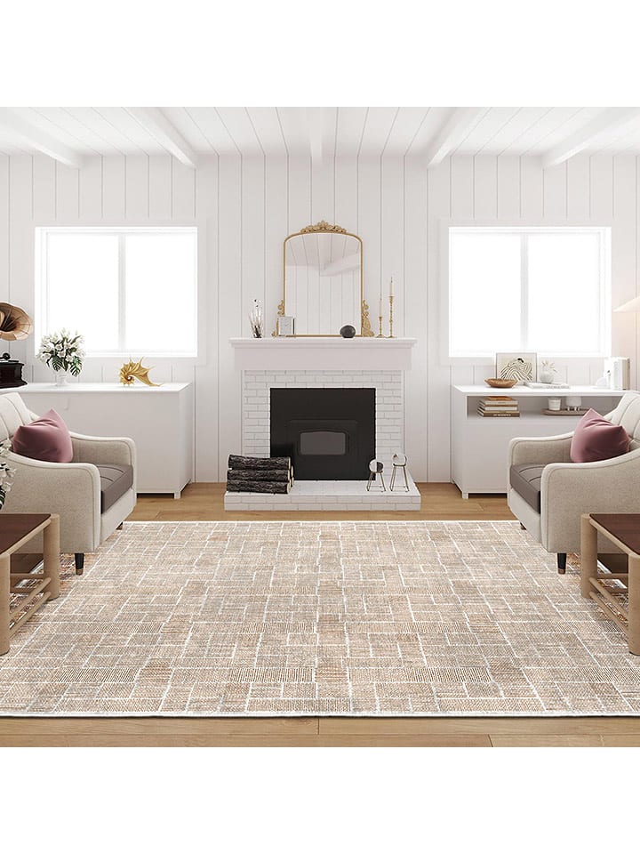 Conceptum Hypnose Dywan ''Kece-Fr54'' w kolorze beżowym rozmiar: 160x230 cm