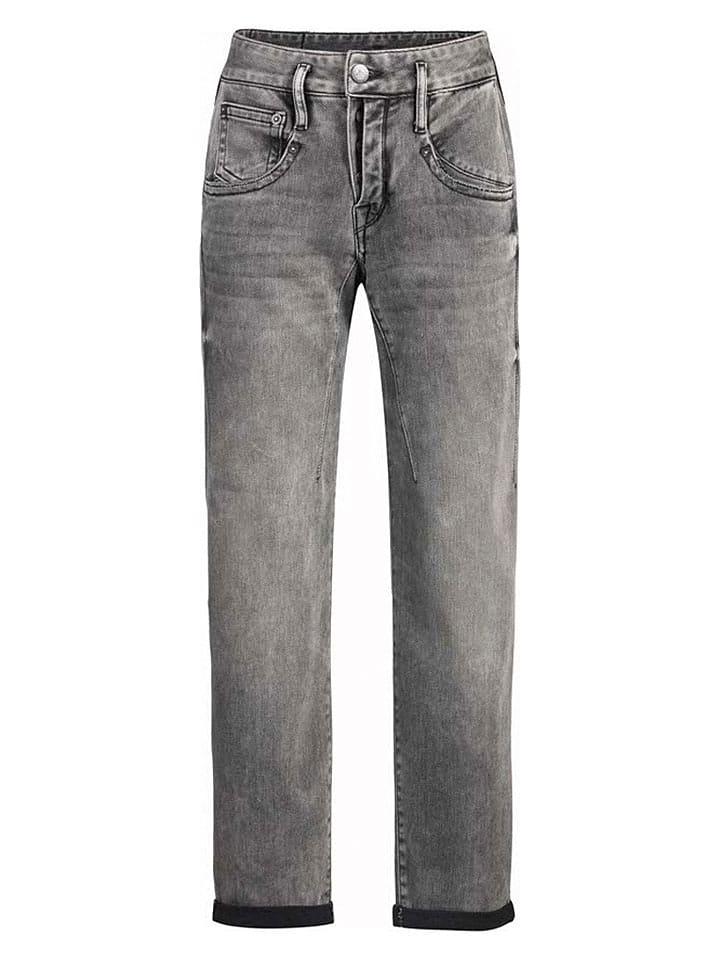 Herrlicher Dżinsy "Shyra" - Tapered fit - w kolorze szarym rozmiar: W27