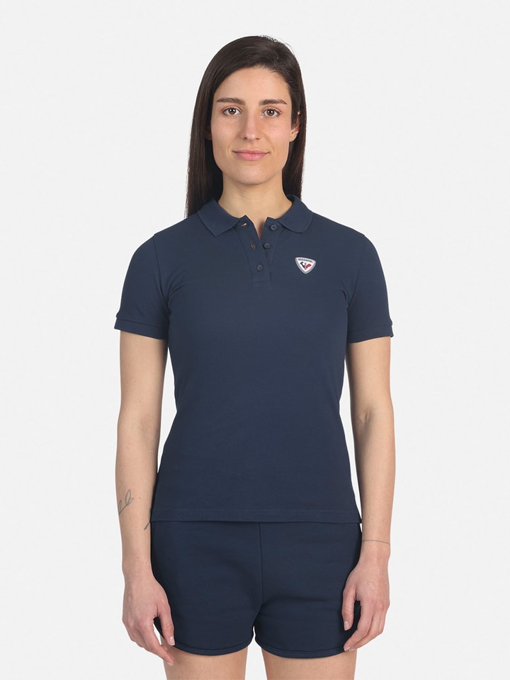 ROSSIGNOL Koszulka polo "Logo" w kolorze granatowym rozmiar: XS