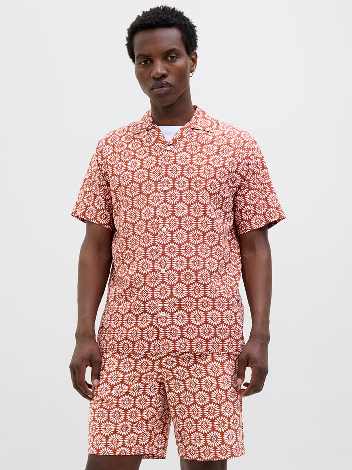 Jack & Jones Koszula w kolorze jasnoróżowo-czerwonym rozmiar: XL