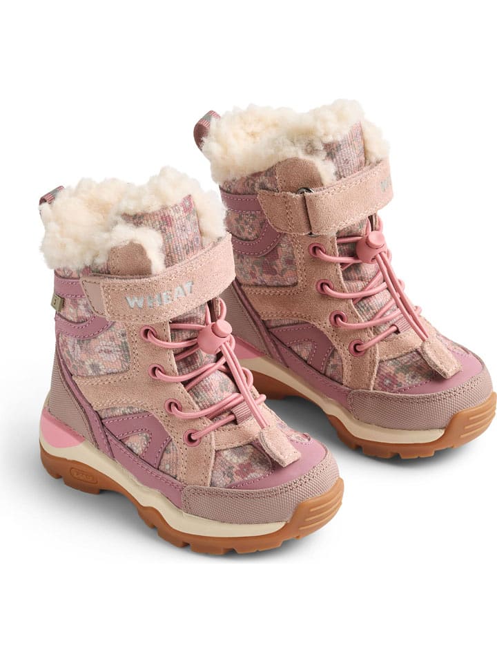 Wheat Kozaki zimowe "Dxie Tex" w kolorze jasnoróżowym rozmiar: 35