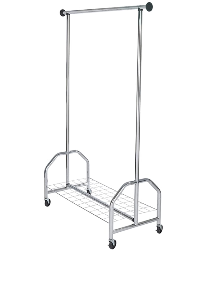 Wenko Stojak "Profi" w kolorze srebrnym na ubrania - 120 x 180 x 50 cm rozmiar: onesize