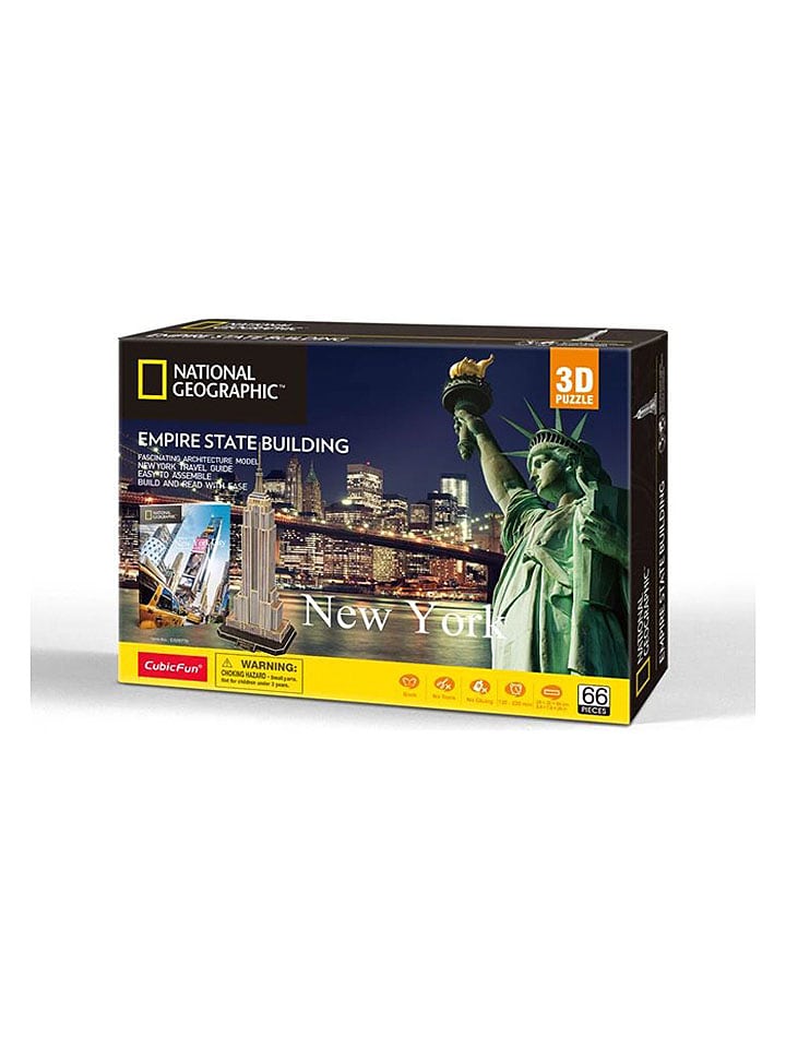 CubicFun 66-częściowe puzzle 3D "Empire State Building" - 8+ rozmiar: onesize