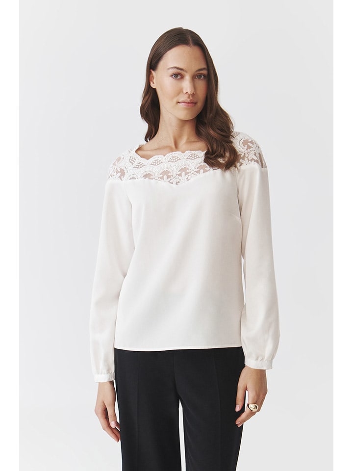 TATUUM Bluzka w kolorze kremowym rozmiar: 40