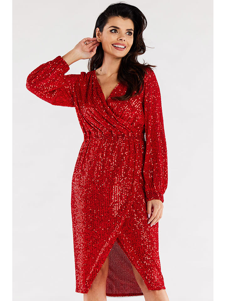 Awama Sukienka w kolorze czerwonym rozmiar: XL