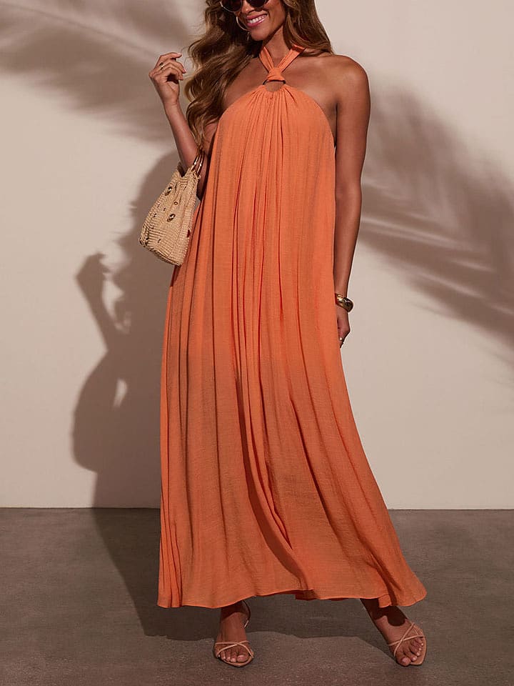 LA Angels Sukienka w kolorze pomarańczowym rozmiar: M